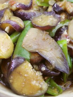 焼肉のタレでなすとししとう炒め-レシピのメイン写真