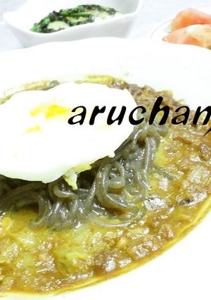 ○*●押し麦入りの納豆胡麻カレー●*○-レシピのメイン写真