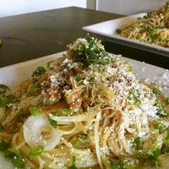 รูปของ つめたい納豆パスタ