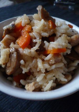 *海外で。我が家の五目御飯*-レシピのメイン写真
