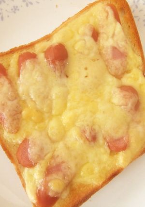 子供うけがいいマーガリンのピザトースト-レシピのメイン写真