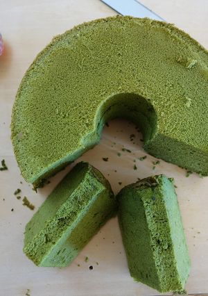 失敗しない抹茶シフォンケーキ-レシピのメイン写真