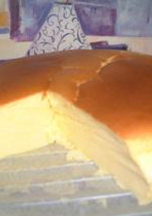 しゅわしゅわとろける口解けの軽すぎる？スフレチーズケーキ-レシピのメイン写真
