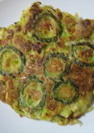 ゴーヤのお好み焼き　　　　　　　　　　　-レシピのメイン写真