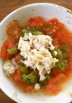 離乳食中期～香ばしい☆チキンチーズ焼き-レシピのメイン写真