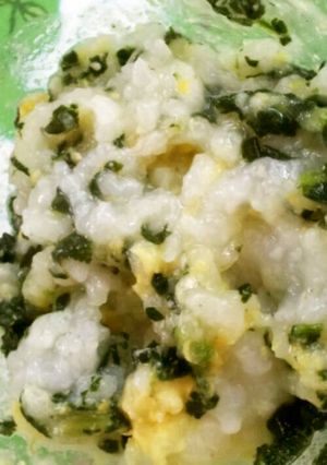 離乳食中期～お粥を美味しく☆ポパイ粥-レシピのメイン写真