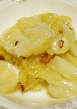 ザワークラウト風キャベツのレモン煮-レシピのメイン写真