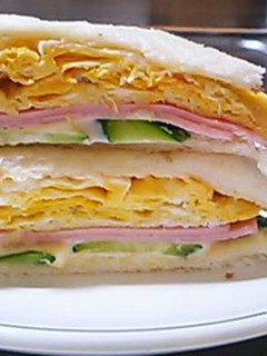 朝食♪ランチにハムエッグサンド(⌒‐⌒)-レシピのメイン写真