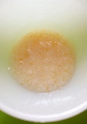 初めての離乳食♪おかゆ＋にんじん♡-レシピのメイン写真