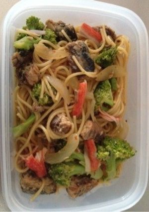 鯖缶とブロッコリーのバター醤油パスタ!-レシピのメイン写真
