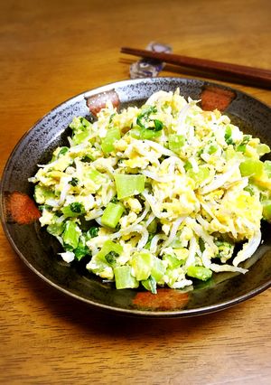 大根葉が主役の卵炒め-レシピのメイン写真