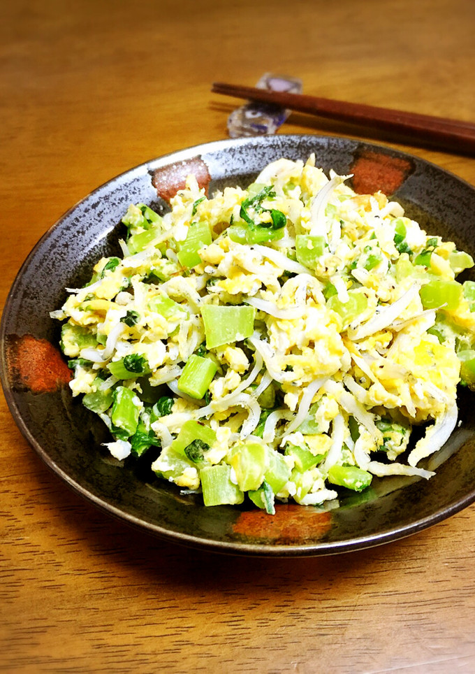 大根葉が主役の卵炒め-レシピのメイン写真