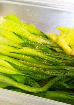 付け合せに最高！冷たいチンゲン菜-レシピのメイン写真