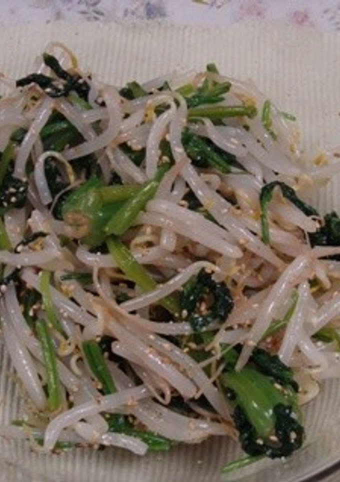 ほうれん草ともやしの和風ナムル風-レシピのメイン写真