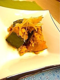 かぼちゃのそぼろ煮-レシピのメイン写真