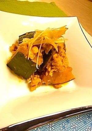 かぼちゃのそぼろ煮-レシピのメイン写真
