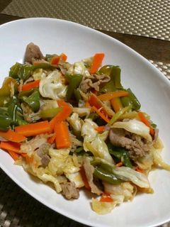 超簡単!!回鍋肉風野菜炒め-レシピのメイン写真