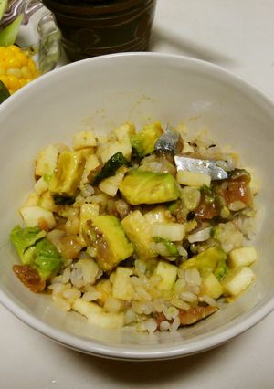 さんまとアボとろ丼-レシピのメイン写真