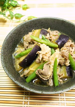 茄子と牛肉のあっさり煮-レシピのメイン写真