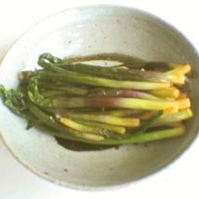 mama　2キロ　行者ニンニク ☆行者にんにく簡単漬け物2種☆ by 二人のこぶたママ