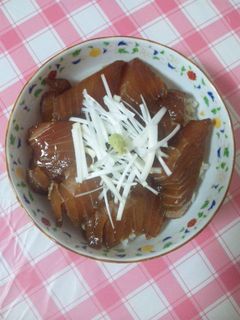 がっつり食べよう!!マグロの漬け丼♪-レシピのメイン写真