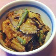 รูปของ お袋の味＃茄子がメインのしし唐味噌