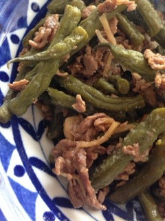 牛肉といんげんのしぐれ煮-レシピのメイン写真