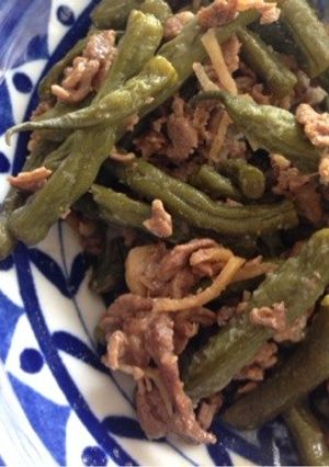 牛肉といんげんのしぐれ煮-レシピのメイン写真