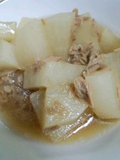 大根とツナの煮物。-レシピのメイン写真