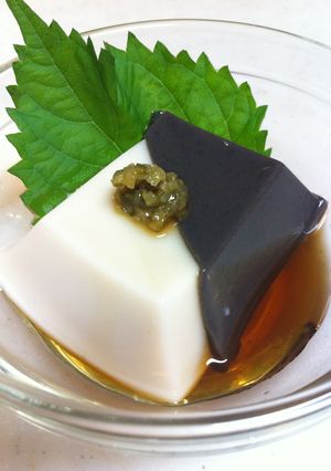 おしゃれなゴマ豆腐の盛りつけ方☆-レシピのメイン写真