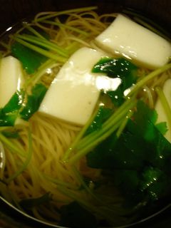 しんじょうとそうめんのすまし汁-レシピのメイン写真