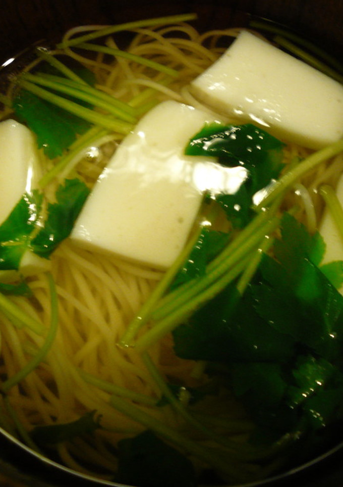 しんじょうとそうめんのすまし汁-レシピのメイン写真