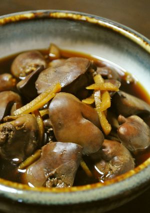 鶏肝の甘辛煮-レシピのメイン写真