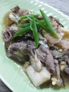 塩昆布で出汁染み★牛肉とお麩の卵とじ-レシピのメイン写真