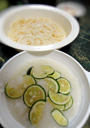 やっぱりサッパリ★すだちおろし饂飩-レシピのメイン写真