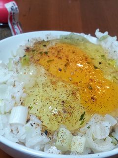 ネギトロ丼風たまごかけご飯-レシピのメイン写真