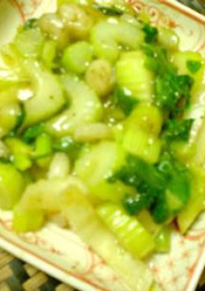 中華風セロリ炒め-レシピのメイン写真