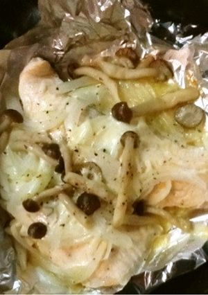 のせて焼くだけ◇サーモンホイル焼き◇-レシピのメイン写真