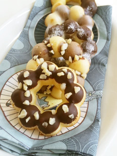ホットケーキミックスで簡単焼きドーナツ♡-レシピのメイン写真