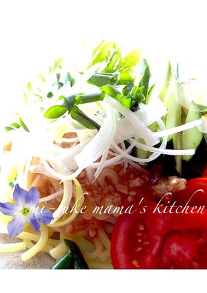 。ஐஃ肉味噌で簡単☆ジャージャー麺。ஐஃ-レシピのメイン写真