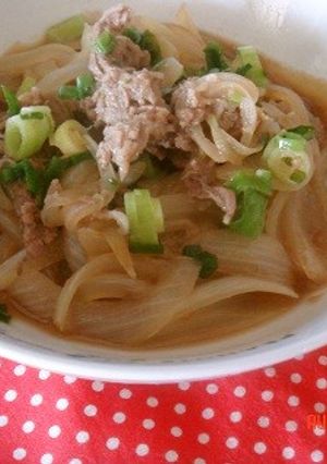 お肉やわらか★牛肉と玉ねぎの甘辛煮-レシピのメイン写真