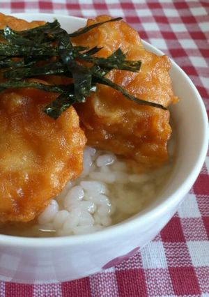 ほっこりうんま～いっ♡からあげだし茶漬け-レシピのメイン写真