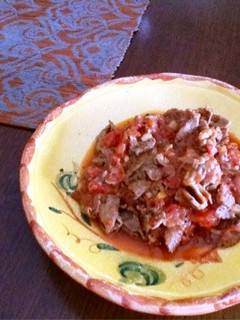 牛肉のピッツァイオラソース♪-レシピのメイン写真