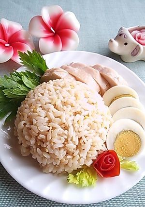 一番簡単♪和風?シンガポールチキンライス-レシピのメイン写真