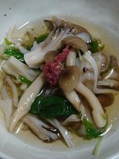 きのこの煮びたし-レシピのメイン写真