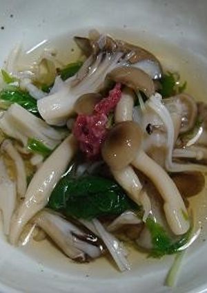 きのこの煮びたし-レシピのメイン写真