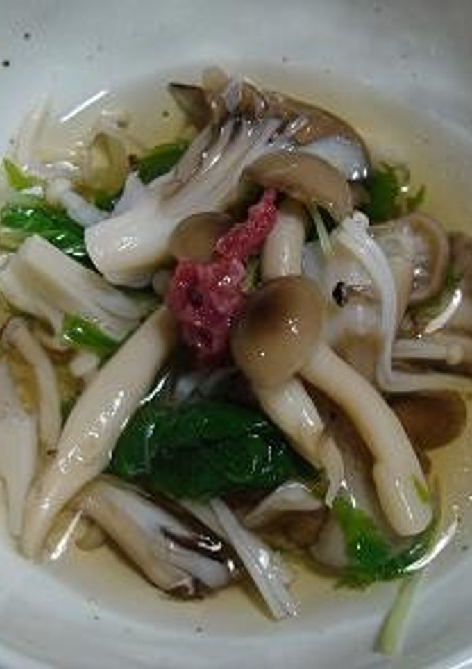 きのこの煮びたし-レシピのメイン写真