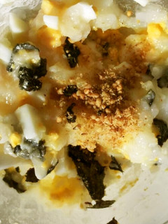 離乳食後期~お粥を美味しく☆のりたま粥-レシピのメイン写真
