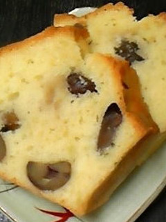 甘栗たっぷり、パウンドケーキ-レシピのメイン写真