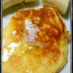 รูปของ アレンジHM＊もちもちパンケーキ♬